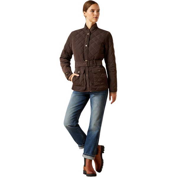 2025 Ariat Womens Woodside Jacket 10062691 - Coffee Bean